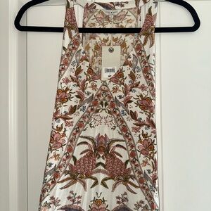 Lucky Brand Multicolor Floral Tank Top